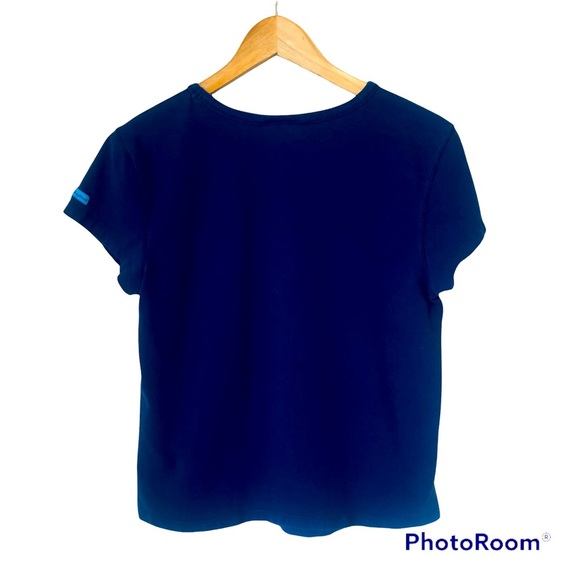 Walt Disney World Mickey Mouse Navy Blue Short Sleeve Tee Shirt Woman’s XL - Picture 2 of 8